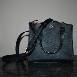 Tory Burch Emerson Micro Satchel Black